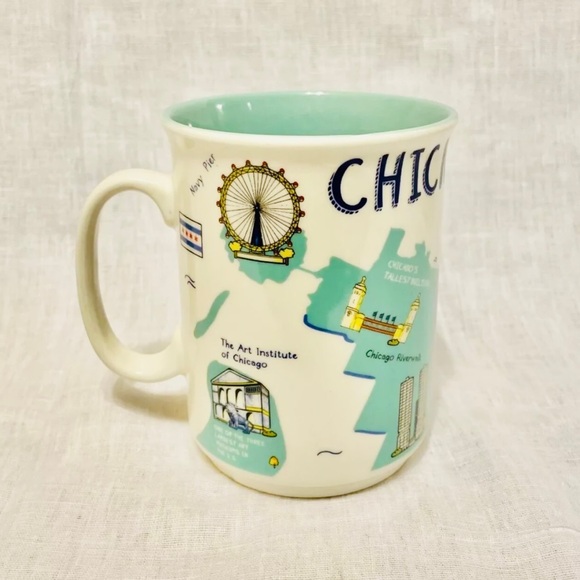 Chicago Mug | Ceramic Coffee Cup Souvenir | Windy City - Picture 4 of 5